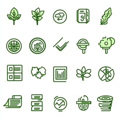 Icons graphic designer isolated with white background, editable stroke vector set of icons for web design