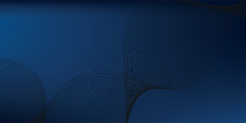 Blue abstract on dark background