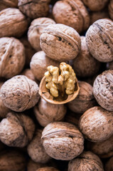 Fresh walnuts in their shells produced in Turkey
