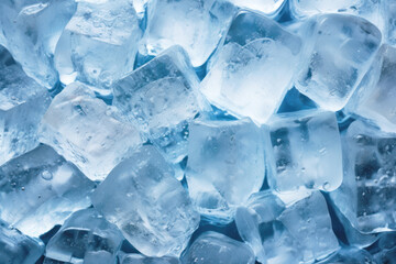 Obraz premium A lot of ice cubes background