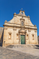 Chiesa Madre dell'Annunziata, à Muro Leccese, dans les Pouilles, Italie