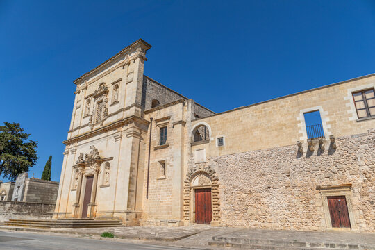 Chiesa et Convento dei Domenicani, &agrave; Muro Leccese, dans les Pouilles, Italie