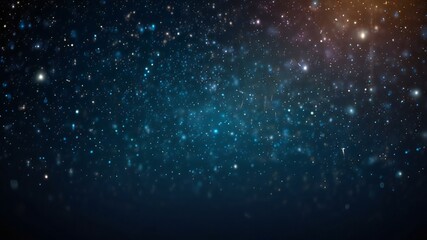 Fototapeta premium abstract blue background with particles