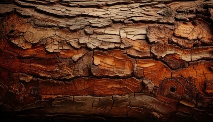 A weathered tree bark texture with peeling layers and organic grunge patterns.