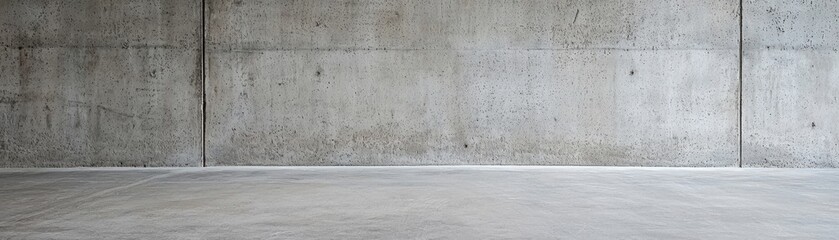Fototapeta premium Smooth Gray Concrete Background for Modern Architecture or Minimalist Design Projects and Presentations