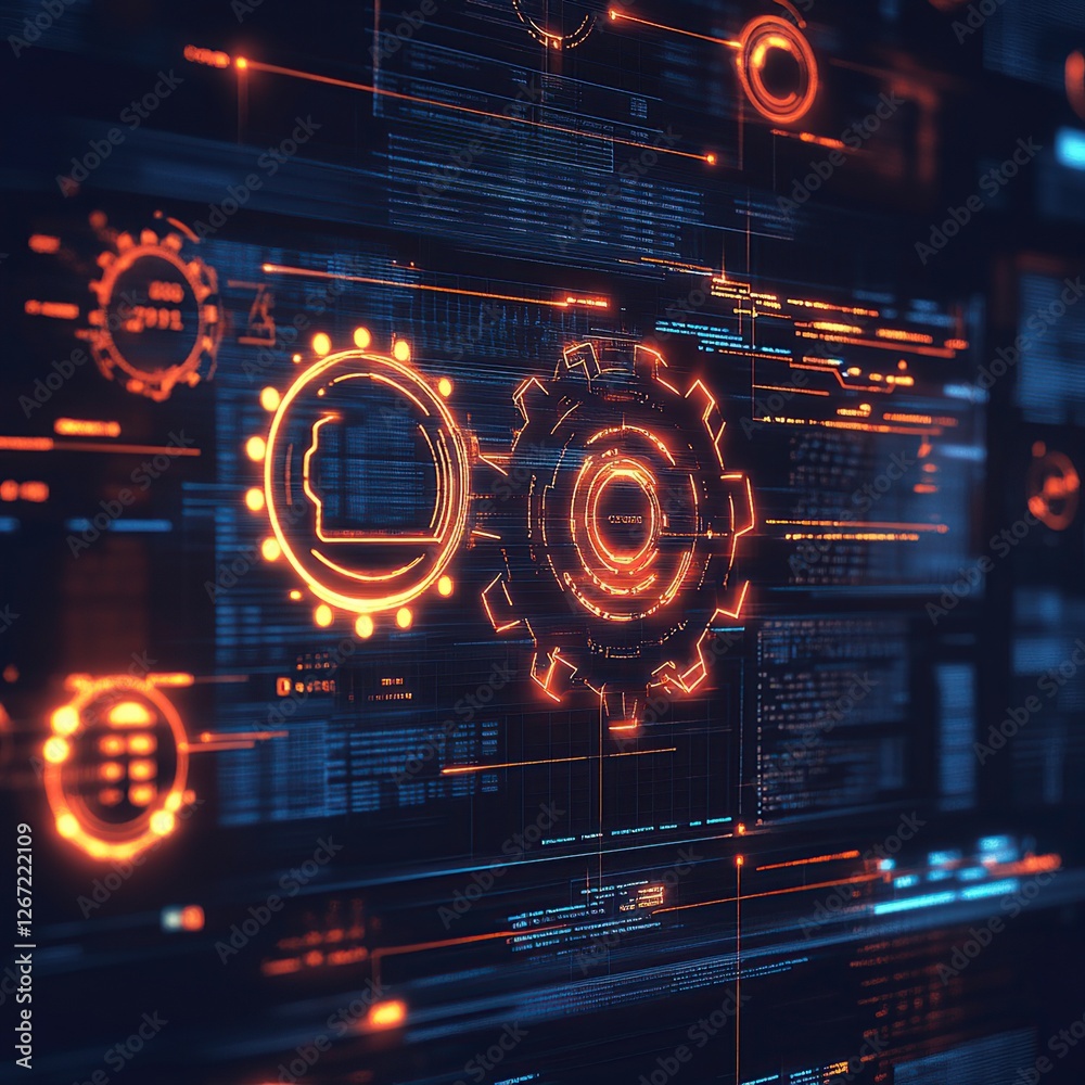 Poster digital gear system: exploring advanced code & interface design in technology