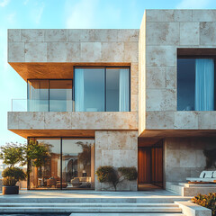 Stone architecture, large enclosures for buildings, minimalist stone architecture,