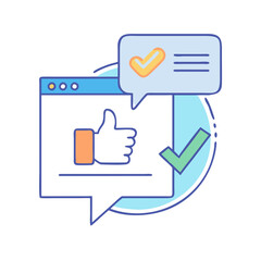 feedback icon, feedback vector illustration-simple illustration of feedback, perfect for feedback logos and icons