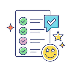 evaluation icon, evaluation vector illustration-simple illustration of evaluation, perfect for evaluation logos and icons
