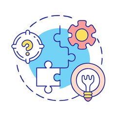 solutions icon, solutions vector illustration-simple illustration of solutions, perfect for solutions logos and icons