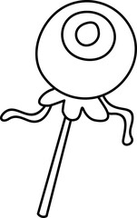 Halloween Candy Outline