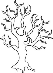 Tree Line Art