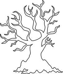 Tree Line Art