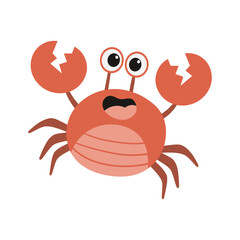 crab cartoon illustration