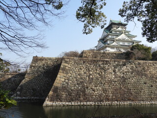 大阪城冬景色