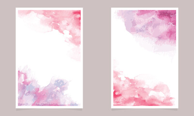 pink purple abstrack watercolor backgroud