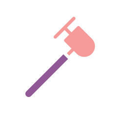 Dental Tool in Soft Color Palette Icon Design