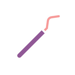 Stylized Dental Probe Tool Minimalist Design