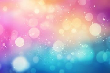 abstract colorful bokeh background
