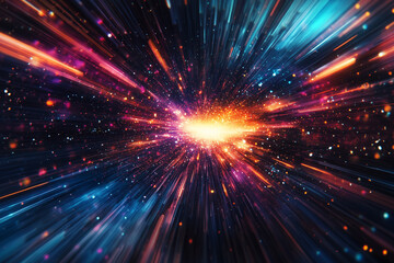 Galaxy in the space background