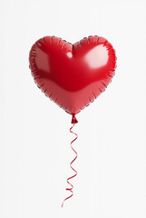 red heart shaped balloon