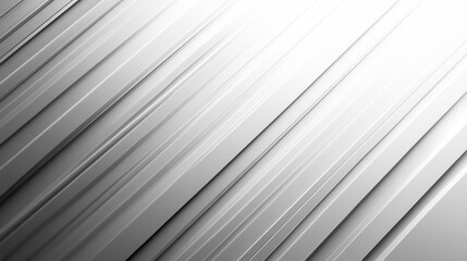 Obraz premium Diagonal lines in shades of white and gray appear dimensional