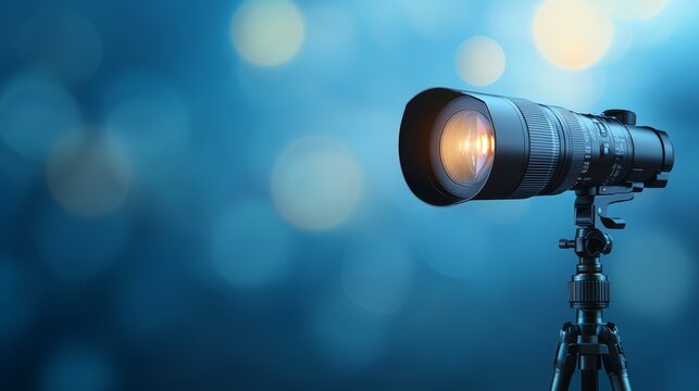Capturing the moment camera and tripod setup for stunning photography