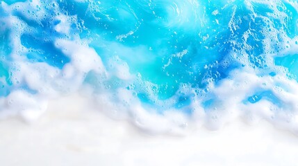 Obraz premium Fluid Oceanic Texture with Deep Blue and Green Shades for Artistic Backgrounds and Abstract Wave Patterns