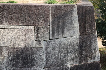 大阪城鏡石石組み