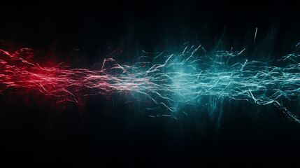Abstract Energy Flow Red and Blue Power Stream Dynamic Art