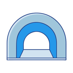 tunnel icon, tunnel vector illustration-simple illustration of tunnel, perfect for tunnel logos and icons