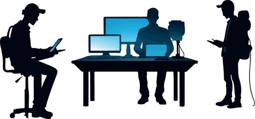 business woman with laptop