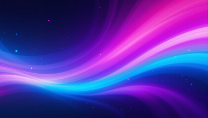 Colorful Waves with Flowing Gradient, Abstract Wave Pattern with Vibrant Colors