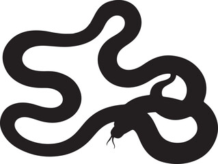 Fototapeta premium vector illustration of a snake
