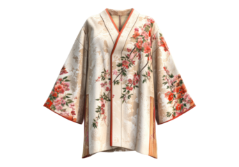 Elegant kimono Japanese dress.