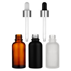 cosmetic glass bottles