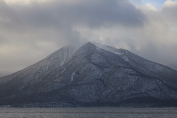 lake shikotsu winter