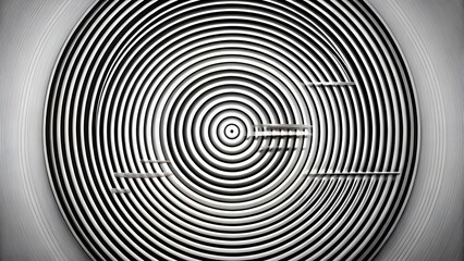 Obraz premium Abstract Concentric Circles Pattern