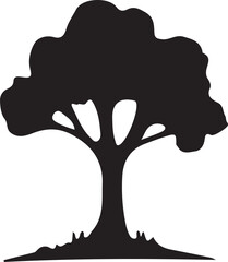 tree silhouette vector