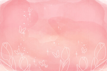 チューリップの背景