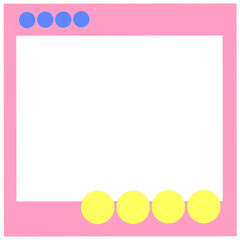 pink frame for photo