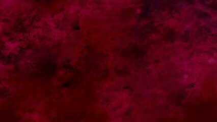 Obraz premium Deep red and black-toned background with a soft, smoky texture. The watercolor-like finish enhances its dark, mysterious, and artistic appeal.