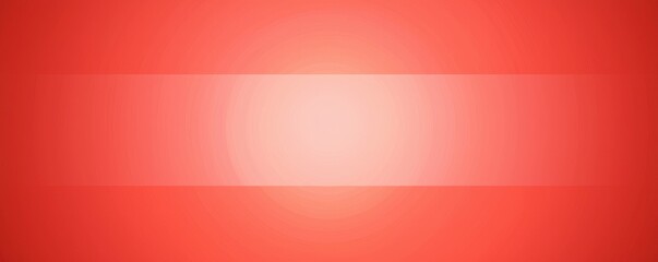 Fototapeta premium Abstract Red Gradient Background Horizontal Banner Coral Soft Light Shade Texture