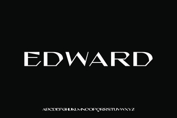 Display alphabet font vector design suitable for headline, poster, logo, magazine and many more