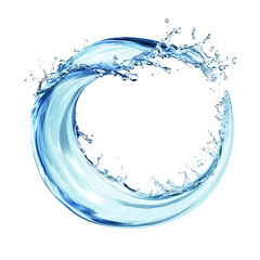 Fototapeta premium A vibrant splash of water, capturing the essence of movement and fluidity. transparent background