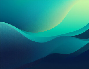 abstract blue and green grainy ocean gradient