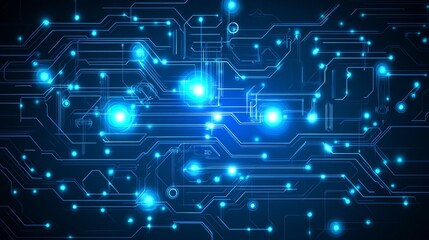 Obraz premium technology background with high tech digital data, technology background, future technology concept