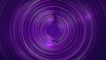 violet shiny circular lines abstract futuristic tech background  minimal geometric design