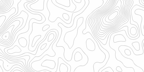 The pattern hiking outline area White vector topo map creative discovery wave grid stripe line map topography. geographic contour mounted map background.	