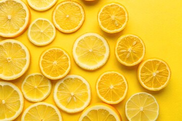 lemon slices background